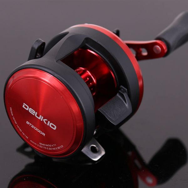 

new bt2000 luya water droplets wheel 7bb + 1rb drums fishing wheel magnetic brake 6kg speed ratio: 4.7: 1