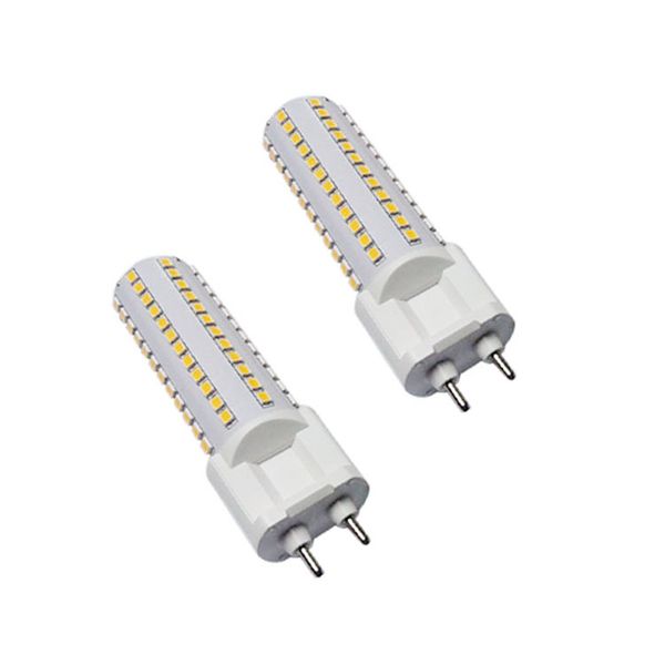 Lâmpadas led smd2835 g12 de alto brilho, 10w, 15w, lâmpada de milho, substituição para lâmpada de rastreamento, lâmpadas g12, quente, natural, branco fresco AC85-265V