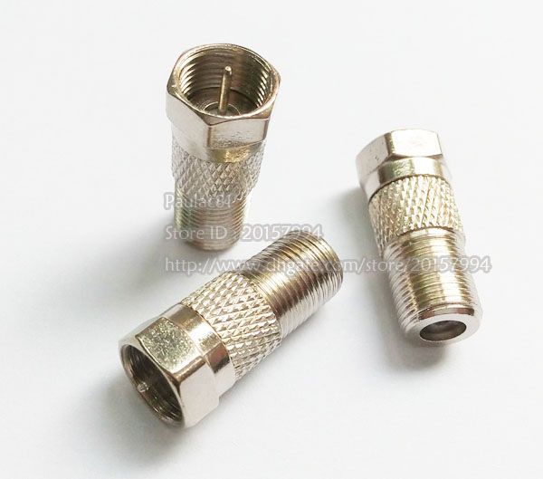 

adapters, f-type f coax male plug to female coaxial jack adapter/20pcs