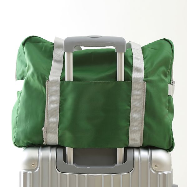 

makeup nylon nylon bag waterproof folding travel storage women pouch case organizer bag sspqc, Red;black