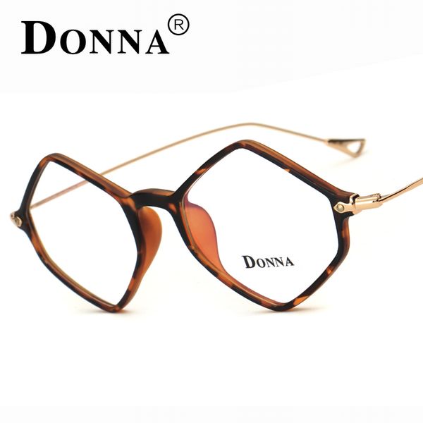 

wholesale- donna new prescription eyewear frames union rhombus eyeglasses for men womens eyeglass frame ultra light frame clear dn15, Silver