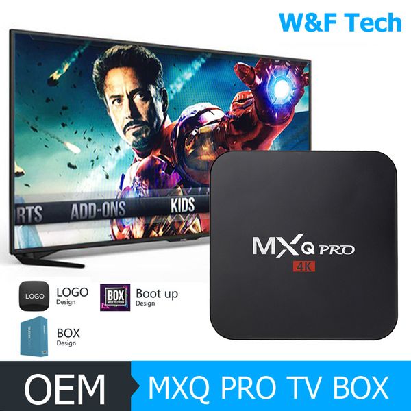 

Горячие MX2 MXQ PRO Amlogic S905W (1GB 8GB) / RK3229 (2GB 16GB) Quad Core Android 7.1 TV BOX с настраиваемыми 18,1 4K Media Pla