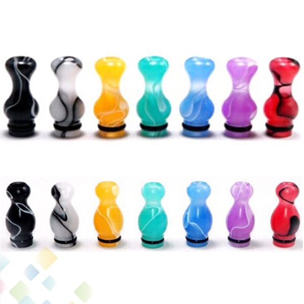 

Ming 510 Drip Tips EGO Mouthpiece Vase and Gourd Style Acrylic Drip Tips Colorful fit CE4 CE5 CE6 vivi nova Atomizer E Cig