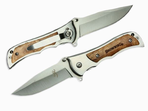 

Full Lenght 6.3 Inch Browning 339 Tactical Folding Knife 440C 55HRC Fast Open Outdoor Camping Hunting Survival Pocket Knife B218Q