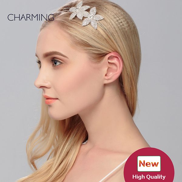 

tiaras crowns snowflake bridal pearl crown wedding hair accessories wedding flower hair vines princess tiara sparkly hair accessories, Silver