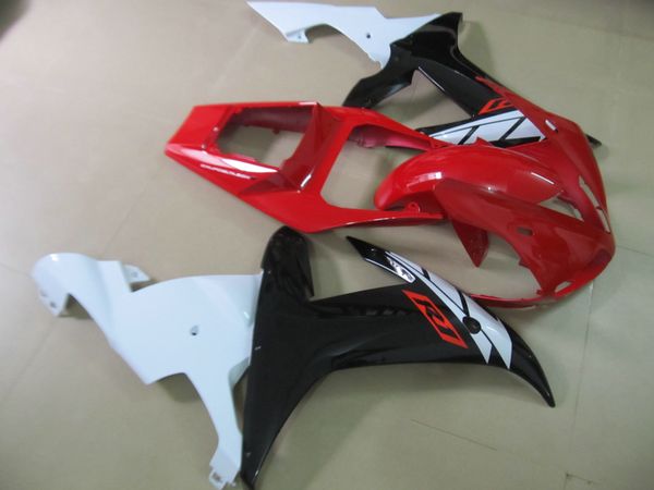 Vendita calda Kit carenatura per Yamaha YZF R1 2002 2003 rosso nero Set carenature bianche YZF R1 02 03 ER60