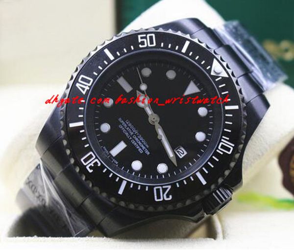 fashion luxury new mens stainless steel pvd coating ceramic black dial #116610 44mm automatic mechanical men watches quality, Slivery;brown