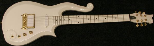 

Rare electric guitar prince white cloud electric guitar gold hardware elling