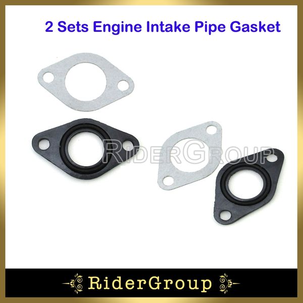 

wholesale- 2x 20mm pz20 carburetor manifold intake pipe gasket spacer seal for pit dirt bike atv quad 50cc 70cc 90cc 110cc