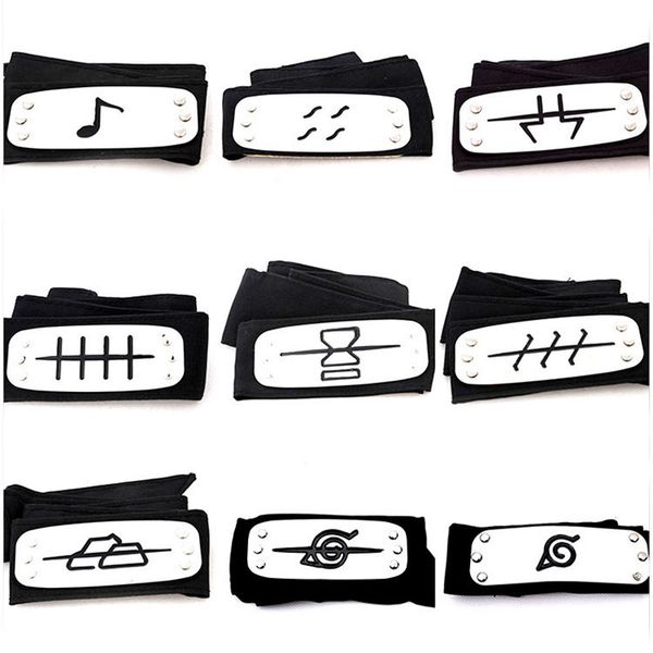 

cartoon headband 95cm leaf village logo konoha kakashi akatsuki members cosplay costume accessories cartoon decoration ia880