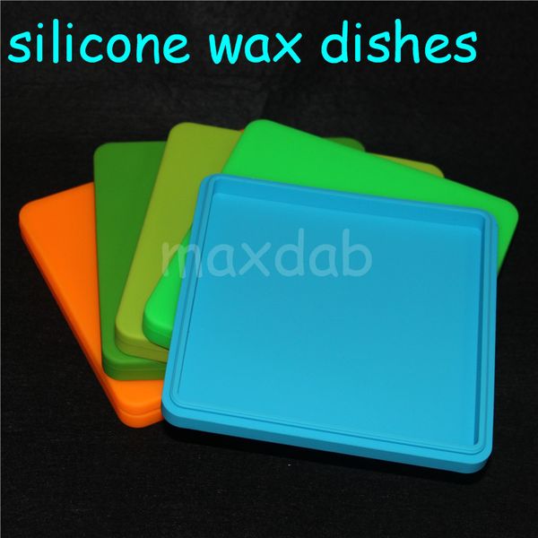 

large wax container pad silicone container nonstick jar wax container for wax bho oil mixed color 200ml silicone dishes for dhl