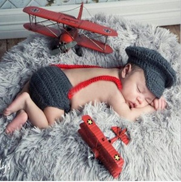 

clothing newborn pgraphy set hat infant baby props soft knit clothing wear pant outfits+pants crochet baby p costume kwtcu, White;black