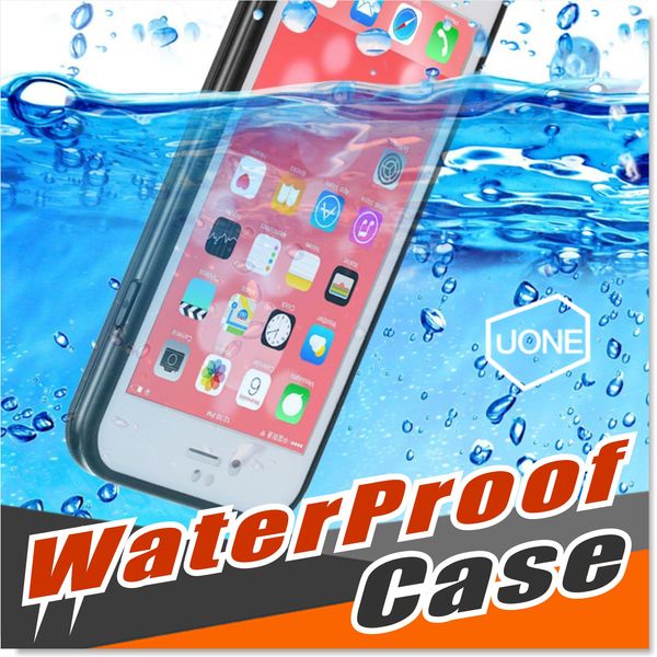 Für iPhone 6 6S Plus wasserdichte Hüllen, stoßfeste Hülle, 360 Rundum-Schutzhülle, vollständig versiegelt, staub- und schneesicher