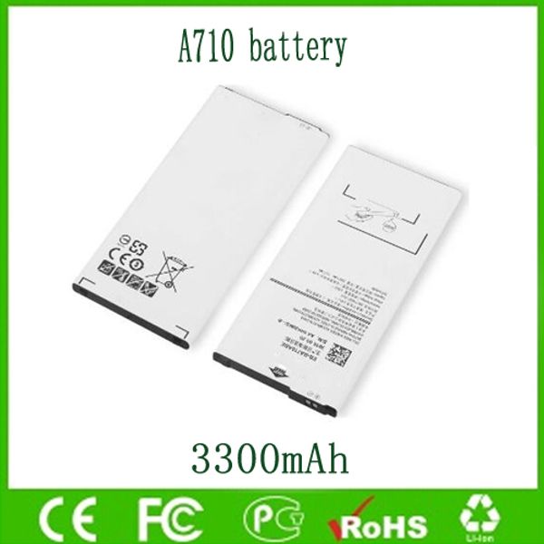 Batteria OEM originale EB-BA710ABE per Sam A7 2016 A710 A710F 3300mAh Commercio all'ingrosso di spedizione gratuita