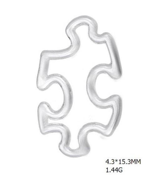 2018 silver plated autism awareness puzzle piece pendant charms shapes open wire connectors for bracelet bangle dfrom yzswhndxy 16 47 dhgate com puzzle piece picture