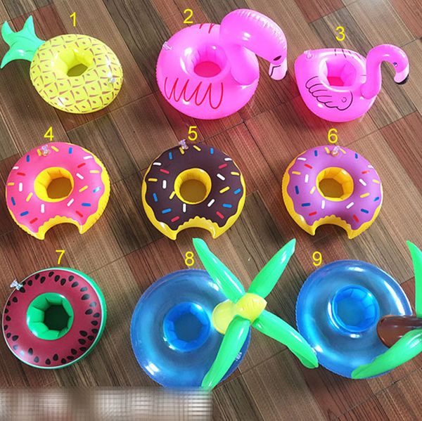 

INS надувные плавающие напитки подушка держатель мини плавать кольцо подставки дл