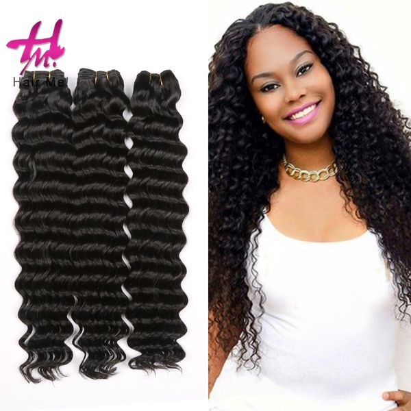 Deep Wave Brazilian Hair Extensions 3 Boundlesnatural Color 8 30