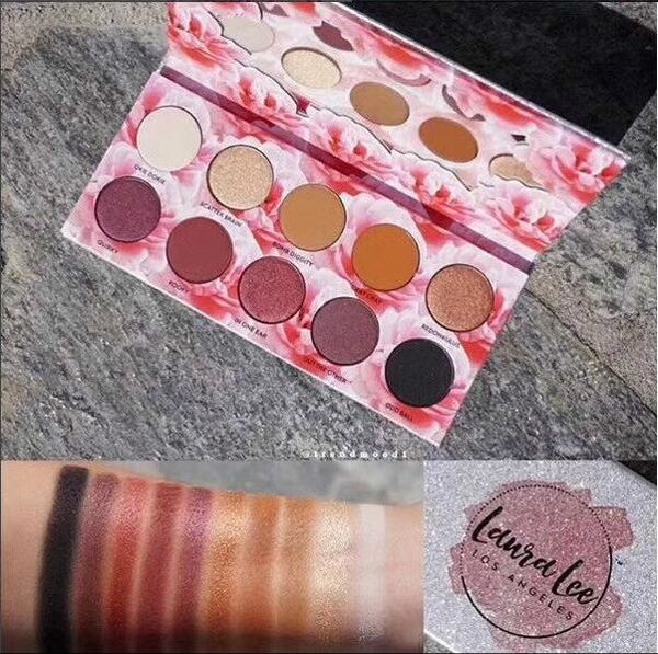 

laura lee los angeles cats pajamas eye shadow palatte 10colors waterproof and long-lasting fast ship