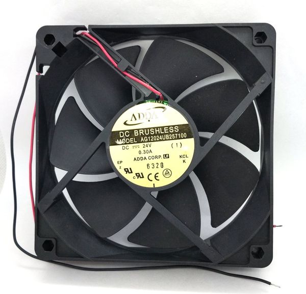 

новые оригинальные adda ag12024ub257100 24v 0.30a 120 * 120 * 25mm инвертора вентилятор охлаждения