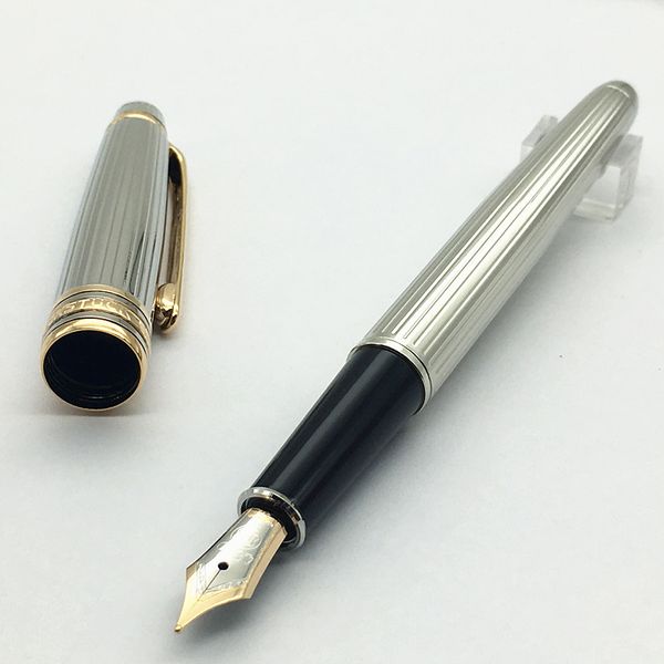 

luxury mt monte m-s.t.k ag 925 pen silver color , metal rollerball fountian ball pen supply