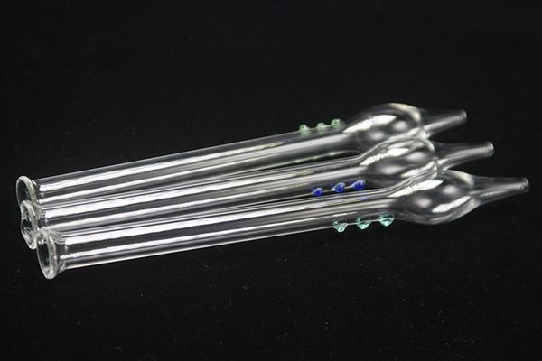 

Медовые трубочки из соломы Стеклянные горелки с 3 точками и длиной 20 см Большие стеклянные трубки для курения рук Горячий продавать