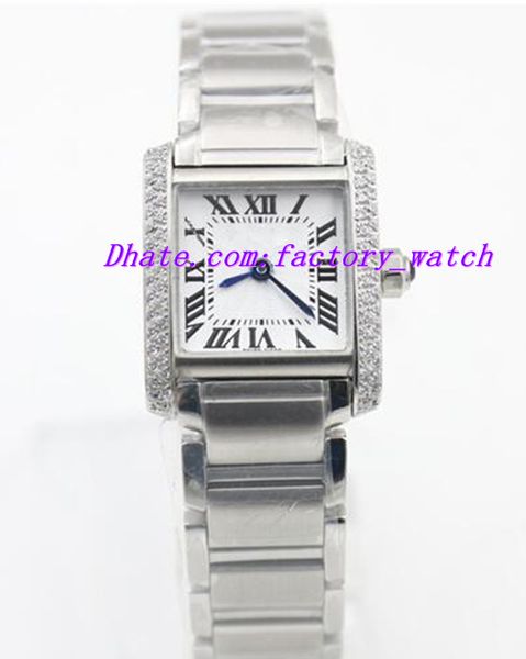 

Топ AAA Сапфир женские часы Кварцевые роскошные Соло W5200013 Кристалл белый прямоугольник большие бриллианты корпус из нержавеющей стали женские часы 20 мм