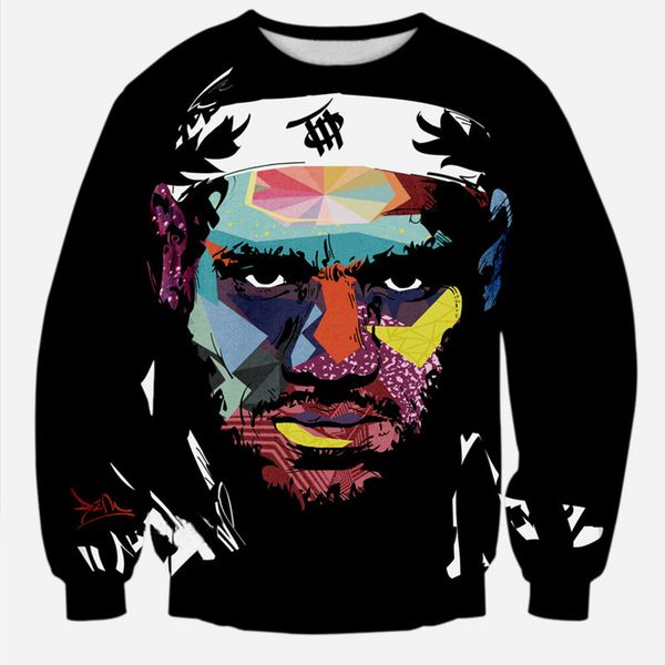 

wholesale-alisister 2016 new fashion autumn sweatshirts star sweatshirt men/women's 3d hoodies tie-dye harajuku sweatshirts, Black