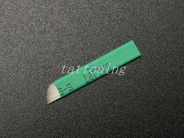 

100 шт. 0.2 мм Диаметр 16 контактный перманентный макияж лезвие ручной брови татуиров