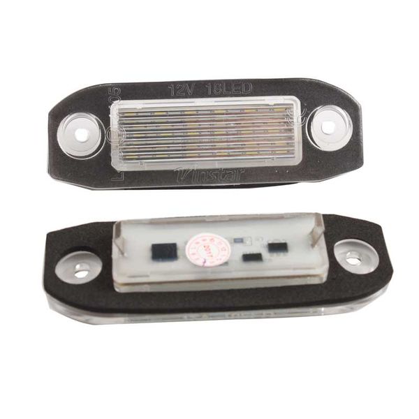 

car 12v 2pcs error 18smd led license plate lamp for volvo