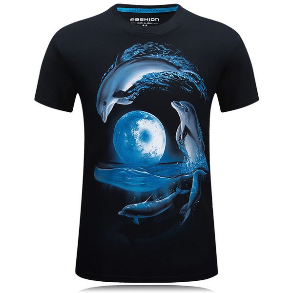 

short cotton hip hop t designer shirts men sports dolphin sleeve 3d men shirt designer leopard for brand t-shirts mens camouflage cloth igmq