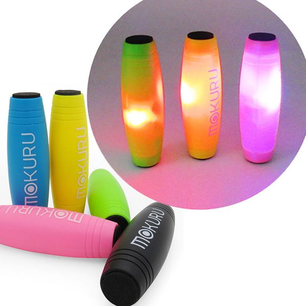 

New Arrival LED Fidget Rollver Fidget Spinners Mokuru Desktop Toys Decompression Rods Sticks Novelty Anxiety Toys Game Retail Box WX-T22