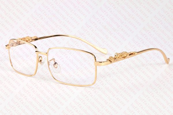 

2018 fa hion de igner polaroid ungla e for men cool gold ilver leopard pattern metal frame black brown clear len full frame gla e