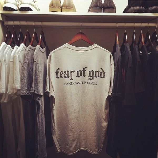 

Fear Of God T Shirt Men Women Cotton FOG Justin Bieber Clothes Fearofgod t-shirts Nomad Top Tees Fashion Fear Of God T Shirt