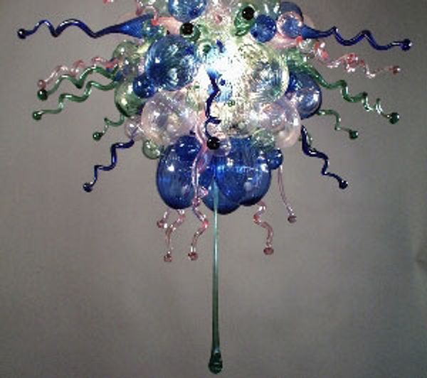 

рука выдувное стекло люстра свет современное искусство стекло освещение 32 " x32 " современные потолочные светильники для гостиничного декор