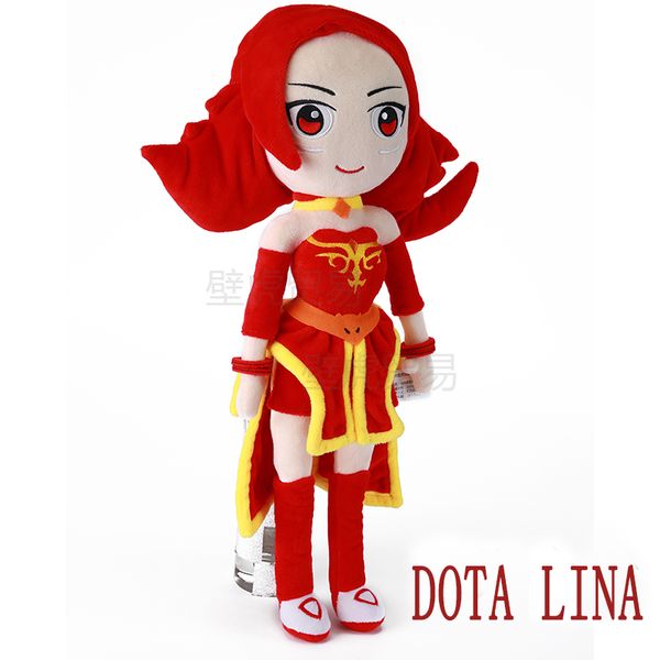 

dota 2 action figure lina 50cm plush toys collection dota 2 figure toys
