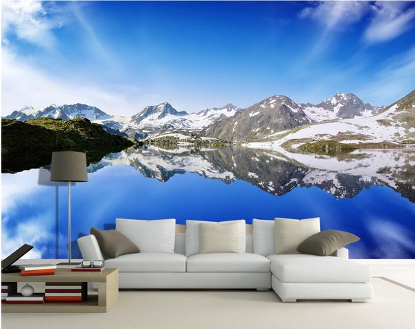 

3d room wallpaper custom p mural beautiful mountain lake landscape background home decor 3d wall murals wallpaper for walls 3 d