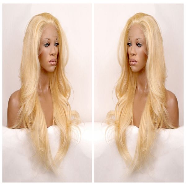 

Длинные волнистые волосы кружева перед парик синтетические черные волосы свобод