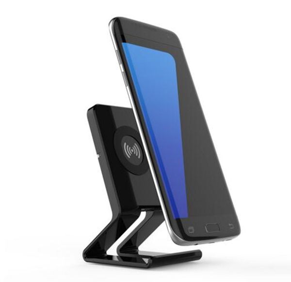 

stand style design qi standard wireless charger for samsung s8 s8 plus s7 edge s7 s6 edge wireless phone chargers