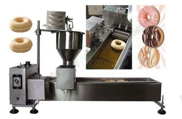 NOVITÀ Uso commerciale 110v 220v Attrezzature per la lavorazione degli alimenti Elettrico 4cm 6cm 8cm Auto Donut Donut Machine Maker