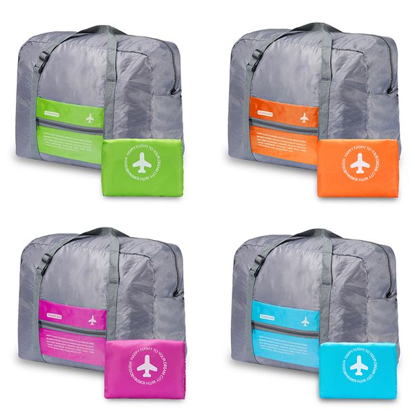 

new fashion waterproof travel bag large capacity bag women nylon folding bag luggage travel handbags