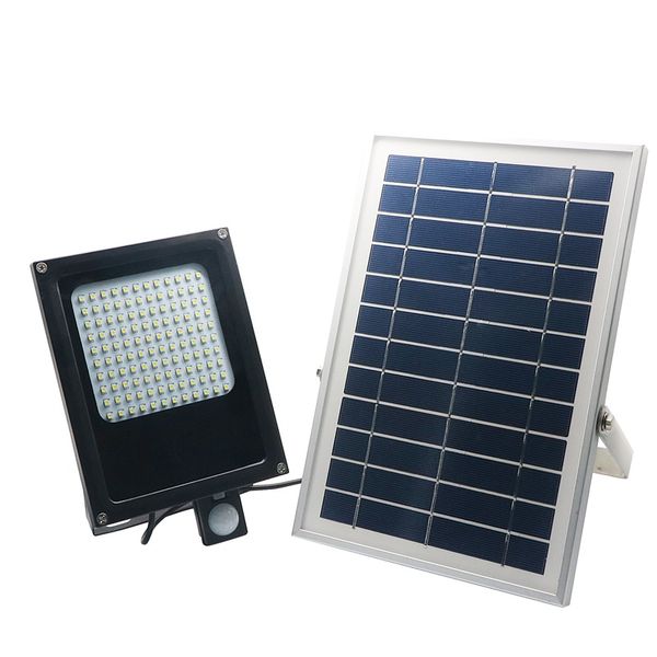 120 LEDs 3528 SMD LED-Solarleuchte 6 V 6 W Solarpanel Bewegungsmelder LED-Flutlicht für Innen- und Außenbereich