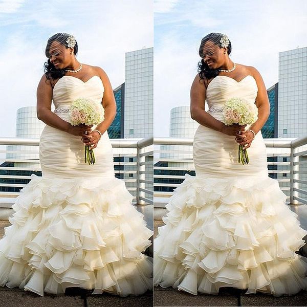 Plus Size Mermaid Wedding Dresses