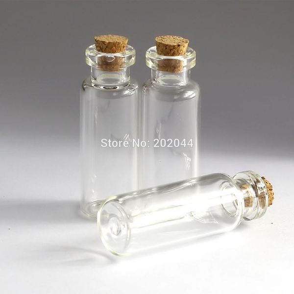 

wholesale- 50pcs 5ml mason jar glass bottles vials jars with cork ser decorative corked tiny mini liquid bottle 16*45mm 0.62*1.77in