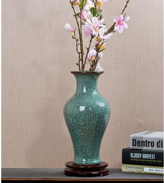 Modern Chinese Style Ceramic Vase 8shapes Caramic Tabletop Vase