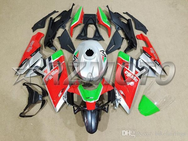 

3 gift new ab fairing kit 100 fit for aprilia r 4 2006 2011 r 125 06 07 08 09 10 11 r 125 2006 2007 2008 2009 2010 2011 red ilver