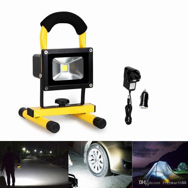 10w 1100 Lumens Rechargeable Portable Spotlight Led Flood Light 10w 1100 Lumens Rechargeable Portable