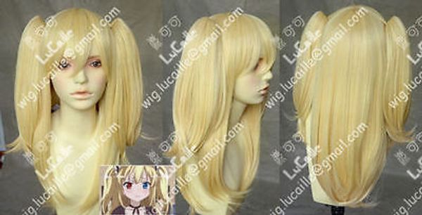 Kostenloser VersandBoku wa tomodachi ga sukunai Hasegawa Kobato Cosplay Helle blonde perücke COS H174