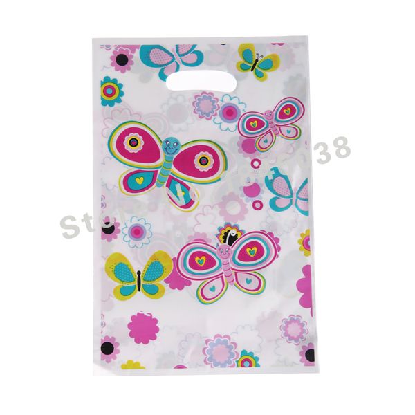 

wholesale- 12pcs loot bag for kids birthday/festival party decoration butterfliesfluttering theme party supplies candybag shopping gift bag