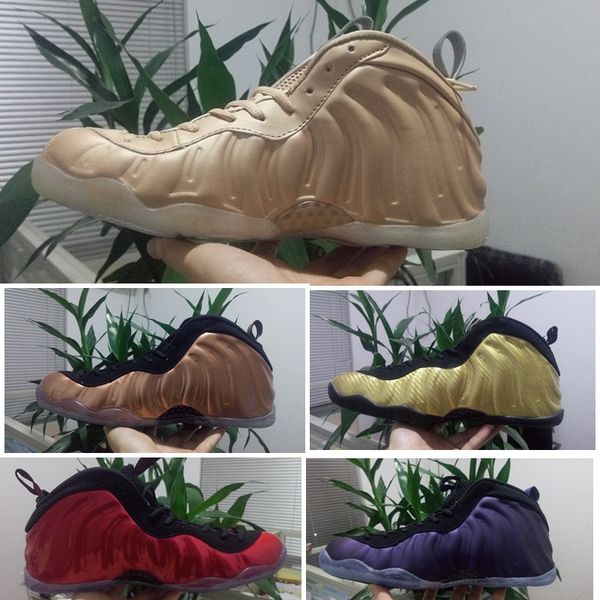 

pro as qs tan penny hardaway mens basketball shoes sneaker metallic gold red eggplant low cut outdoor sports trainer size 41-47