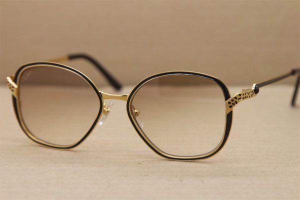 Atacado New Fashion 6338246 Homens Óculos de Sol Unissex C Decoração armação de ouro Óculos de metal de alta qualidade Tamanho: 58-15-135mm